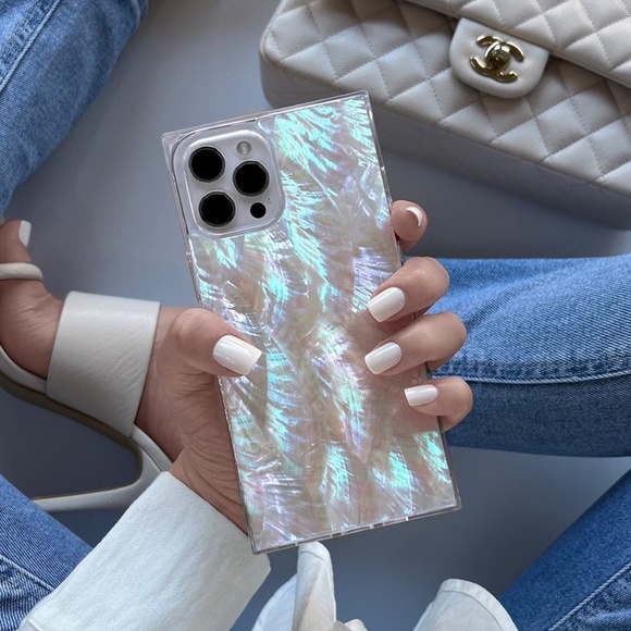 SQUARE® Mother of Pearl iPhone Case - Picture 1 of 6